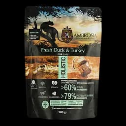 Набір дегустаційного сухого корму для дорослих котів Ambrosia Grain Free 300 г (3 шт. х 100 г) - мініатюра 2