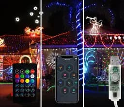 Розумна смарт гірлянда Niki Light smart роса rgb керування через смартфон пульт 20 метрів 200 лед - мініатюра 3