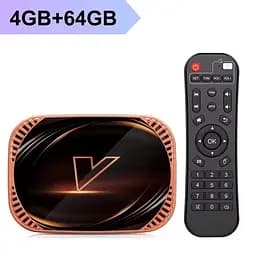 Vontar X4 4/64Gb Amlogic S905X4 Android 11.0, Смарт ТВ 8K HDR приставка Android SmartTV Box, медіа плеєр, YouTube та фільми без реклами, налаштування Android TV у подарунок