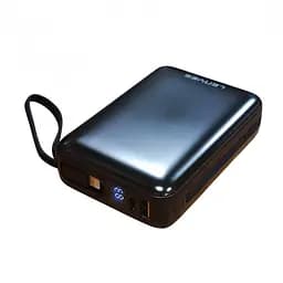 Зовнішній акумулятор Power bank LENYES PX270D 20000 mAh, PD22,5W + швидке заряджання батарея заряджання Чорний - мініатюра 3