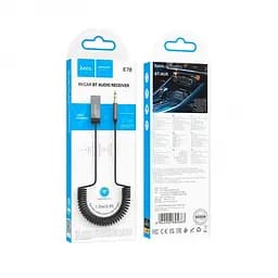 Ресивер Bluetooth HOCO E78 Benefit car AUX BT receiver с кабелем 1.2m, BT5.3, 3.5mm - мініатюра 4