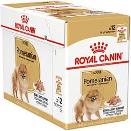 Влажный корм для взрослых собак породы Померанский шпиц Royal Canin Pomeranian Loaf 1.02 кг (12 шт. х 85 г)