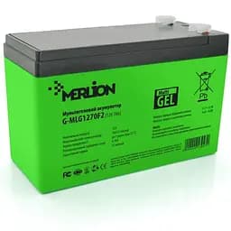 Акумуляторна батарея для ДБЖ Merlion AGM 12 V / 7 А*ч (G-MLG1270F2/13947)