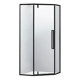 Душевая кабина Eger A Lany 100x100 пятиугольная без поддона 599-553/1 Black