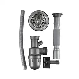 Мийка кухонна Kraft 7750 D Decor овальна з полицею 770х500х180 мм 0,8 мм 30412 - мініатюра 3