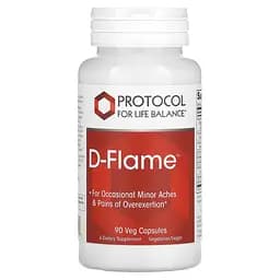 Підтримка здоров'я суглобів та зниження періодичного болю  Protocol for Life Balance D-Flame 90 рослинних капсул
