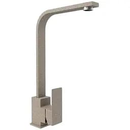 Смеситель кухонный Platinum 179 NES (3007) однорычажный поворотный из нержавеющей стали карамель (000033444)