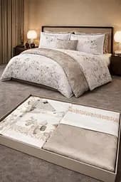 Комплект постельного белья евро 200х220 сатин Premium Lux комбинированный TC303376176