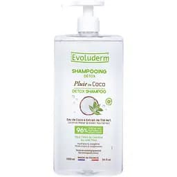 Шампунь Evoluderm для всіх типів волосся детокс з водою кокоса 1 л