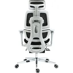 Офісне крісло GT Racer B-2450 White/Black [125571] - мініатюра 2