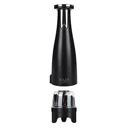 Набір з 3 млинів для спецій солі та перцю Adler AD 4449 на USB black - мініатюра 3