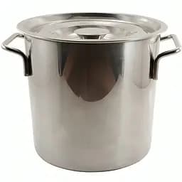 Каструля із нержавіючої сталі з кришкою 6 л, Zauberg Сірий 87117