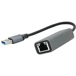 Контролер USB 3.0 to Ethernet VEGGIEG V-K306 Мережевий адаптер 100 / 1000Mbps з проводом, RTL-8152B, Aluminum, Blister-Box