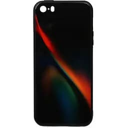 Чохол-накладка Toto Print Glass Space Case Apple iPhone SE/5s/5 Flash