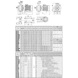 Насос моноблочний Saer IR 40-125A 3,0 кВт (40 м3/год, 27,5 м) - мініатюра 4