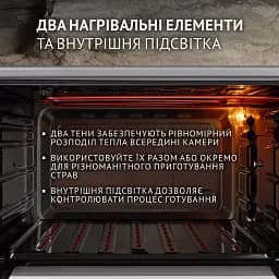 Електрична піч Perfelli MIRAGE 37 GREY - мініатюра 4