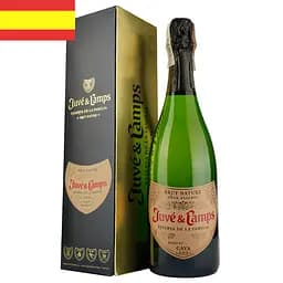Ігристе вино Juve y Camps Reserve de la Familia Gran Reserva Brut Nature, в подарунковій упаковці, 12%, 0,75 л
