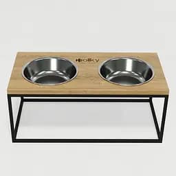 Hollky Base XL20 — миски на підставці для великих собак (2 × 1,8 л) - мініатюра 4