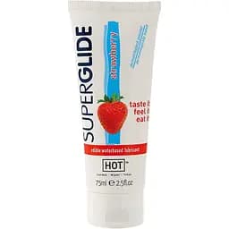 Гель интимный Hot SuperGlide клубника 75 мл