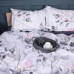 Підковдра MirSon Поплін 00-7 Pink Flowers 175х210 см (2200009706745) - мініатюра 7