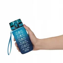 Пляшка для води 4FIZJO спортивна 500 мл 4FJ0629 Sky Blue/Blue (P-5905973400732) - мініатюра 8