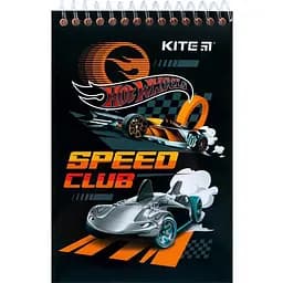 Блокнот Kite Hot Wheels А6 без лініювання 48 аркушів (HW24-196)