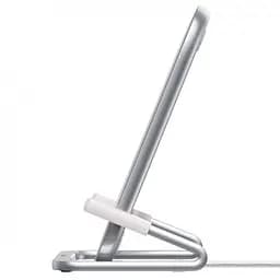 Бездротовий зарядний пристрій Baseus Rib Horizontal and Vertical Holder 15W WXPG-02 White - мініатюра 7