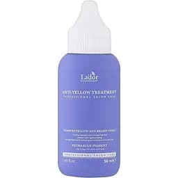 Маска для усунення жовтизни освітленого волосся La'dor Anti-Yellow Treatment 50 мл