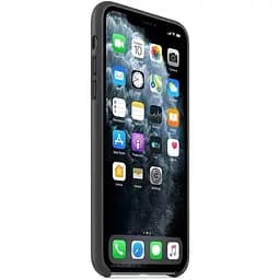Оригінальний шкіряний чохол Apple Leather Case для iPhone 11 Pro Max (6.5") Black (MX0E2ZM/A) - мініатюра 5
