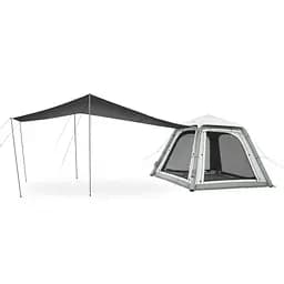 Намет чотиримісний автоматичний надувний із тентом Naturehike Ango CNK2550WS017, сірий