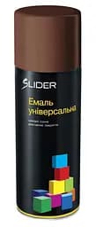 Фарба аерозольна емаль SLIDER RAL 8011 Орехово-коричневий 400мл