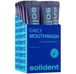 Набір ополіскувачів для ротової порожнини Solident Blackcurrant mint смородина-м'ята 