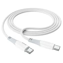 Кабель Hoco X66 Pisces Cable Type-C to Type-C 2,4A 1m White