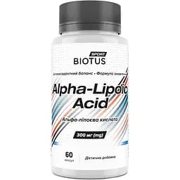 Альфа-липоевая кислота Biotus 60 капсул