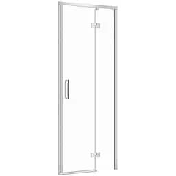 Душевые двери Cersanit Larga 80x195 R распашные профиль хром S932-115, Правая, прозрачный, хром