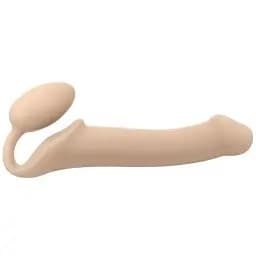 Безремневий страпон Strap-On-Me Flesh L повністю регульований діаметр 3.7 см