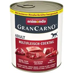 Влажный корм Animonda GranCarno для взрослых собак мультимясной коктейль 800 г
