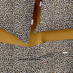 Комплект постільної білизни Cosas Leopard Євро бежевий (LeopardPattern_16Mustard_200) - мініатюра 3