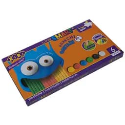 Пластилін ZiBi 6 кольорів ZB6221 Різнокольоровий (4823078931955)(SC)