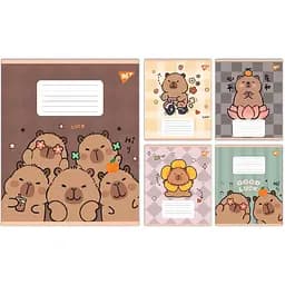 Тетрадь ученическая "Капибара Capy Tay" Yes 767802 18 л 1 шт. в асортименті