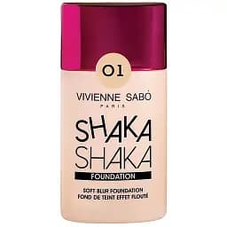 Тональный крем Vivienne Sabo Shaka Shaka с натуральным блюр-эффектом тон 01, 25 мл