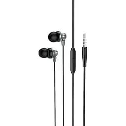 Навушники Hoco Delighted metal universal earphones with microphone M98 чорні