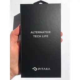 Оригінальний протиударний чохол для Samsung Galaxy S23 Ultra Pitaka MagEZ MagSafe Case 3 Twill Black/Grey KS2301U - мініатюра 3