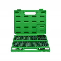 Професійний набір біт TORX, HEX, SPLINE, RIBE, SQ 60 од. TOPTUL GCAI6003