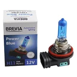 Галогенная лампа Brevia H11 12V 55W PGJ 19-2 Power Blue 4200K CP (12011PBC)
