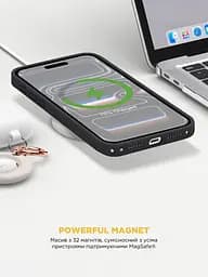 Силиконовый чехол с MagSafe для Apple iPhone 17 Pro, ICON2 MagCase, черный, противоударный, панель с мягкой подкладкой, защита всего корпуса, поддержка беспроводной зарядки, совместим с защитными стеклами и пленками, ArmorStandart (ARM86248) - мініатюра 8