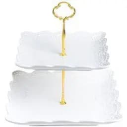 Ваза Viva Led Alve двухъярусная 20.5, 25.5 см (B100072)