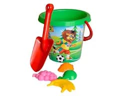 Пісочний набір 1, відро, совок, 6 пасочок, 3091