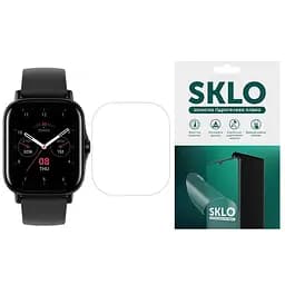 Захисна гідрогелева плівка SKLO (екран) 4шт. для Amazfit GTR (Прозорий) - мініатюра 1