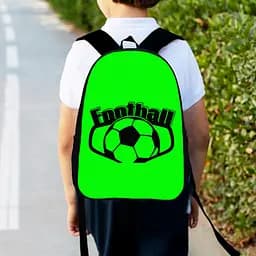 Рюкзак дитячий для футболіста 34х27см, міський ранець для хлопчика футбол (00464)
